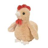 Mini Rickie Soft Gold Chicken Plush Douglas Toys