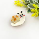 Mini Snail Hair Claw Clip - Pink Hair Accessories TheDivaSoap