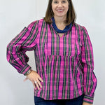 Mitzy Plaid Top - Sugar Babies Children's Boutique/Meg's Shoppe