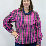 Mitzy Plaid Top - Sugar Babies Children's Boutique/Meg's Shoppe