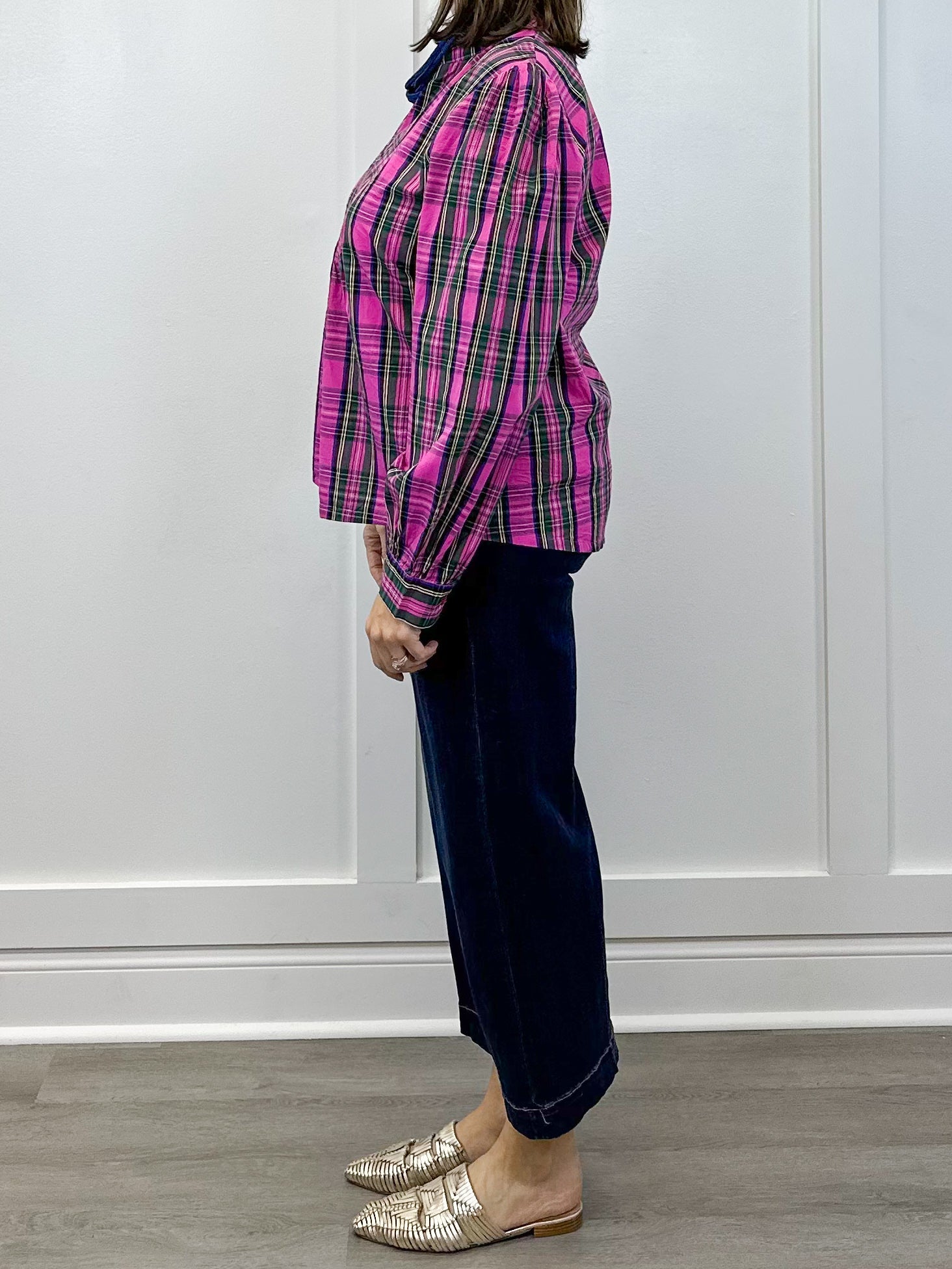 Mitzy Plaid Top - Sugar Babies Children's Boutique/Meg's Shoppe