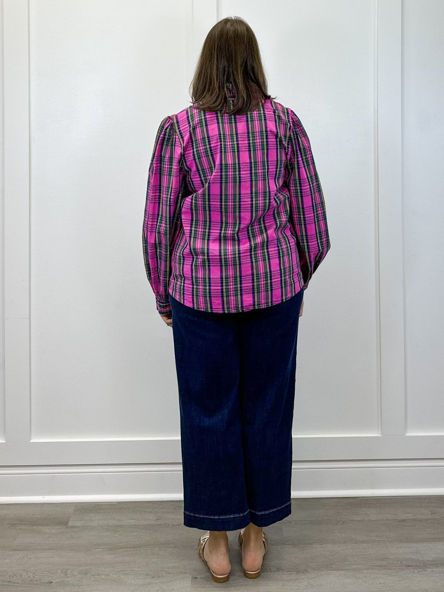 Mitzy Plaid Top - Sugar Babies Children's Boutique/Meg's Shoppe