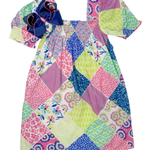 Mix - Up Patch Work Smocked Dress - Sugar Babies Children's Boutique/Meg's Shoppe
