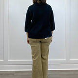 Mock Neck Pull Over Sweater - Black Sweaters FATE