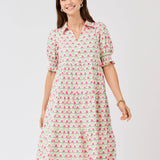 Molly Dress - Floral Fanfare Green Long Dresses Mary Square