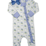 Molly Zipper Footie Baby Sleepwear Baby Loren