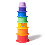 Ms. Rachel Rainbow Stacking Cups Toys Spin Master