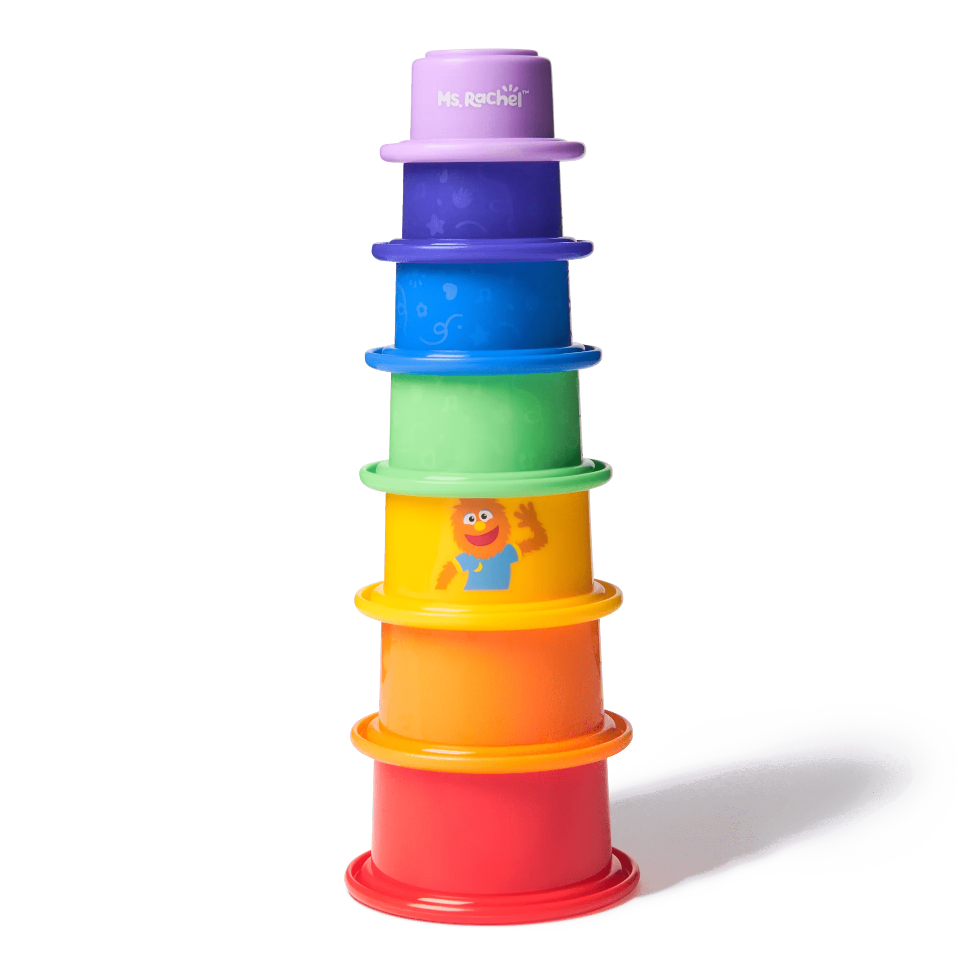 Ms. Rachel Rainbow Stacking Cups Toys Spin Master