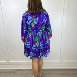 Natali Mini Dress - Violet Seas Short Dresses Briton Court
