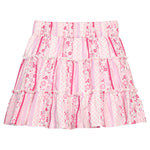Natalie Skort - Sconset Floral Stripe Girls Skirts + Bloomers Bisby