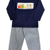 Nativity Smocked Boys Pant Set Boys Sets Three Sisters