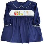 Nativity Smocked L/S Dress Girls Occasion Dresses Three Sisters