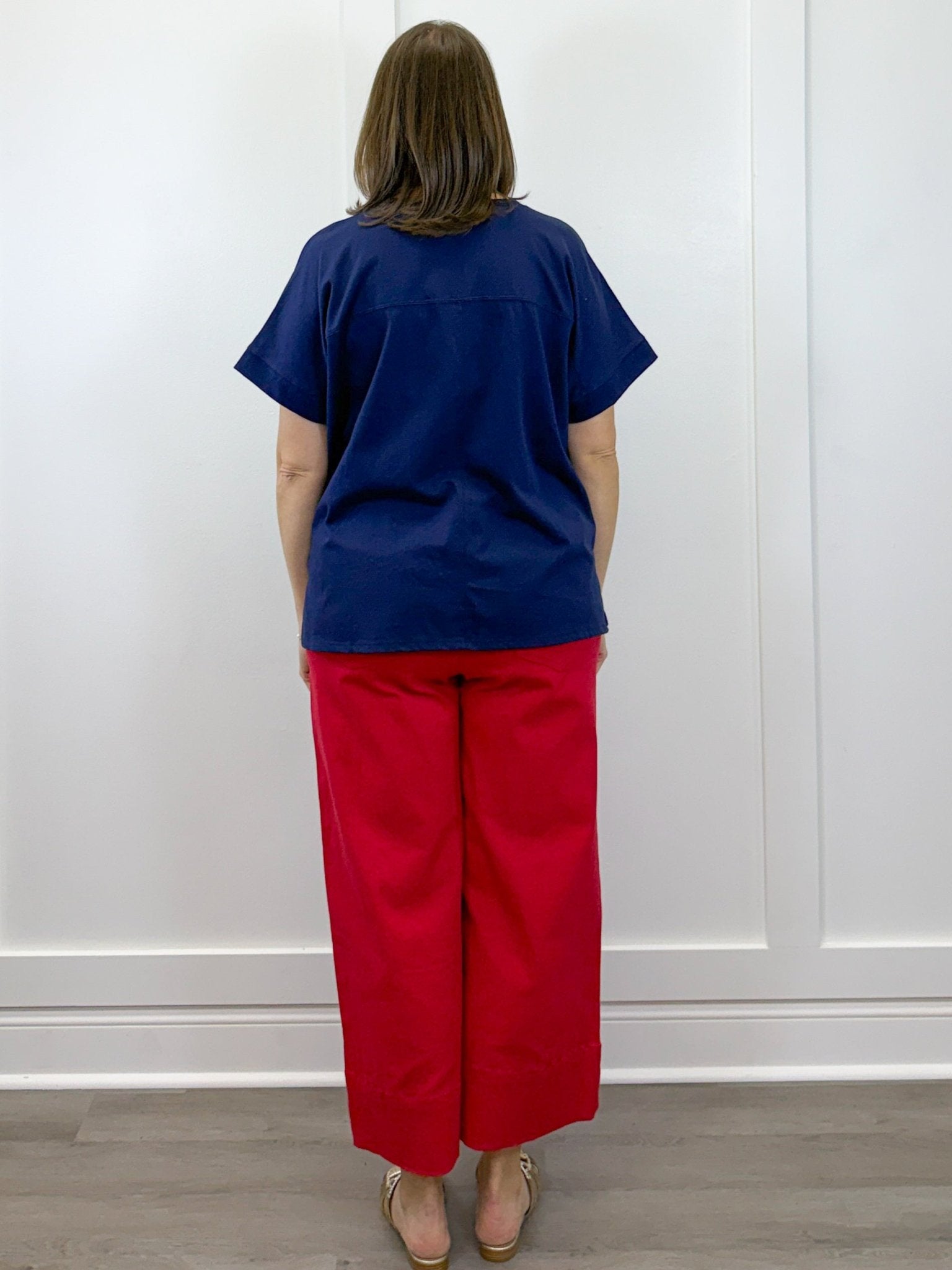 Navy Americana Sparkle Top Tops Mudpie