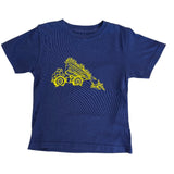 Navy Dumptruck w/ Crayons SS T-Shirt Boys Shirts + Polos Mustard & Ketchup