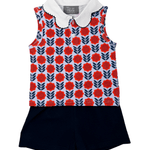 Navy Scallop Collar Set Girls Sets True