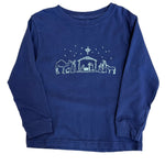 Navy w/ Lt. Blue Nativity LS T-Shirt Boys Tees Mustard & Ketchup