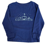 Navy w/ Lt. Blue Nativity LS T-Shirt Boys Tees Mustard & Ketchup