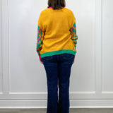 Neon Muse Sweater - Sunray Mix Pants Umgee
