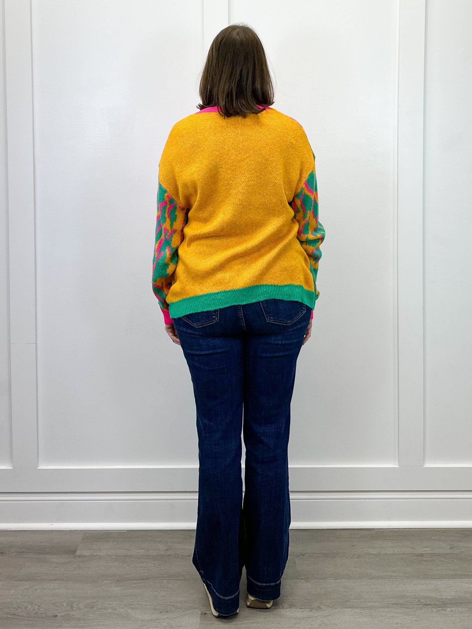 Neon Muse Sweater - Sunray Mix Pants Umgee