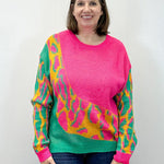 Neon Muse Sweater - Sunray Mix Pants Umgee