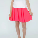Neon Pink Twirl Skort Girls Skirts + Bloomers Mila & Rose