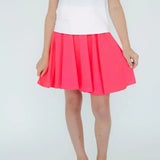 Neon Pink Twirl Skort Girls Skirts + Bloomers Mila & Rose