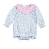 Nicolle Scallop Pima Ruffled Pima Bubble Girls Bubbles + Rompers Baby Loren