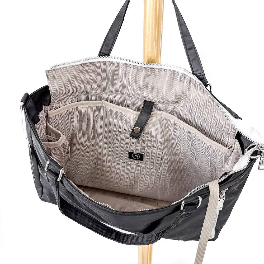 Nina Nylon Organizer Tote Bag - Navy Purses + Totes Pretty Simple