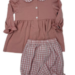 Noah's Ark Smocked Bloomer Set Girls Sets Banana Split