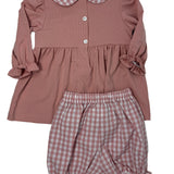 Noah's Ark Smocked Bloomer Set Girls Sets Banana Split