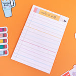 Note To Self Pencil Notepad Paper Goods Callie Danielle
