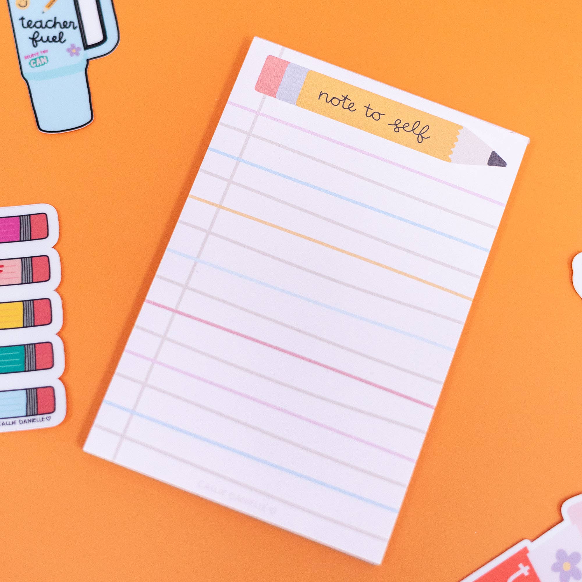 Note To Self Pencil Notepad Paper Goods Callie Danielle