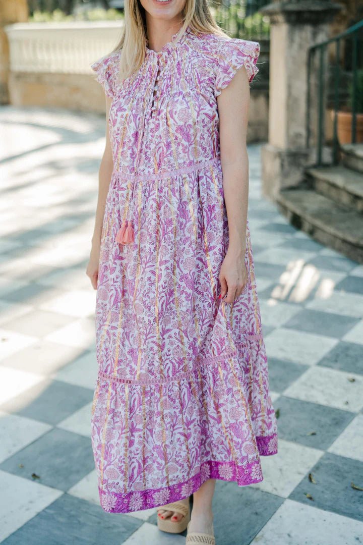 Nova Dress - Pink Cherry Long Dresses Clara the Label
