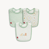 Nursery Magic Cream Modal Bib 3-Pack Baby Accessories Magnetic Me