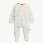 Nursery Magic Cream Modal Footie Baby Sleepwear Magnetic Me