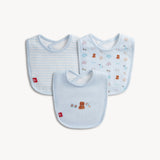 Nursery Nostalgia Blue Modal Bib 3-Pack Baby Accessories Magnetic Me