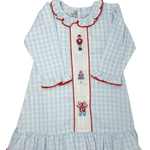 Nutcracker Embroidered Gown Kids Pajamas Sweet Dreams