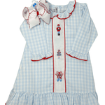 Nutcracker Embroidered Gown Kids Pajamas Sweet Dreams
