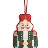 Nutcracker Needlepoint Ornament Seasonal Mudpie