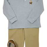 Oh Holy Night Boys Porter Polo L/S Shirt Boys Shirts + Polos Cypress Row