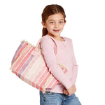 Ombre Striped Tote Bag Kids Backpacks + Bags Two's Company