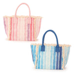 Ombre Striped Tote Bag Kids Backpacks + Bags Two's Company