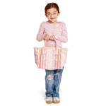 Ombre Striped Tote Bag Kids Backpacks + Bags Two's Company