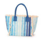 Ombre Striped Tote Bag Kids Backpacks + Bags Two's Company Blue
