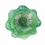 Onda Glass Green Ruffled Bowl Kitchen + Entertaining Vietri