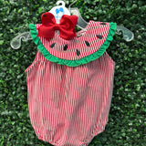 One in a Melon Bubble Girls Bubbles + Rompers Banana Split