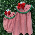 One in a Melon Bubble Girls Bubbles + Rompers Banana Split