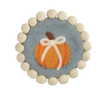 One Pumpkin Trivet Seasonal Mudpie