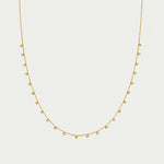 Orsay Charm Necklace - Gold - White Topaz Necklaces Dean Davidson