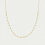 Orsay Charm Necklace - Gold - White Topaz Necklaces Dean Davidson